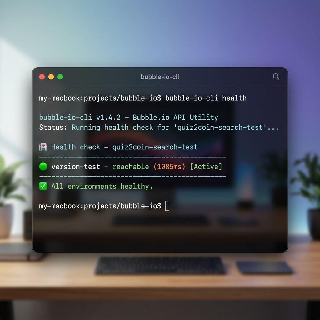 bubble-io-cli Screenshot Preview 2