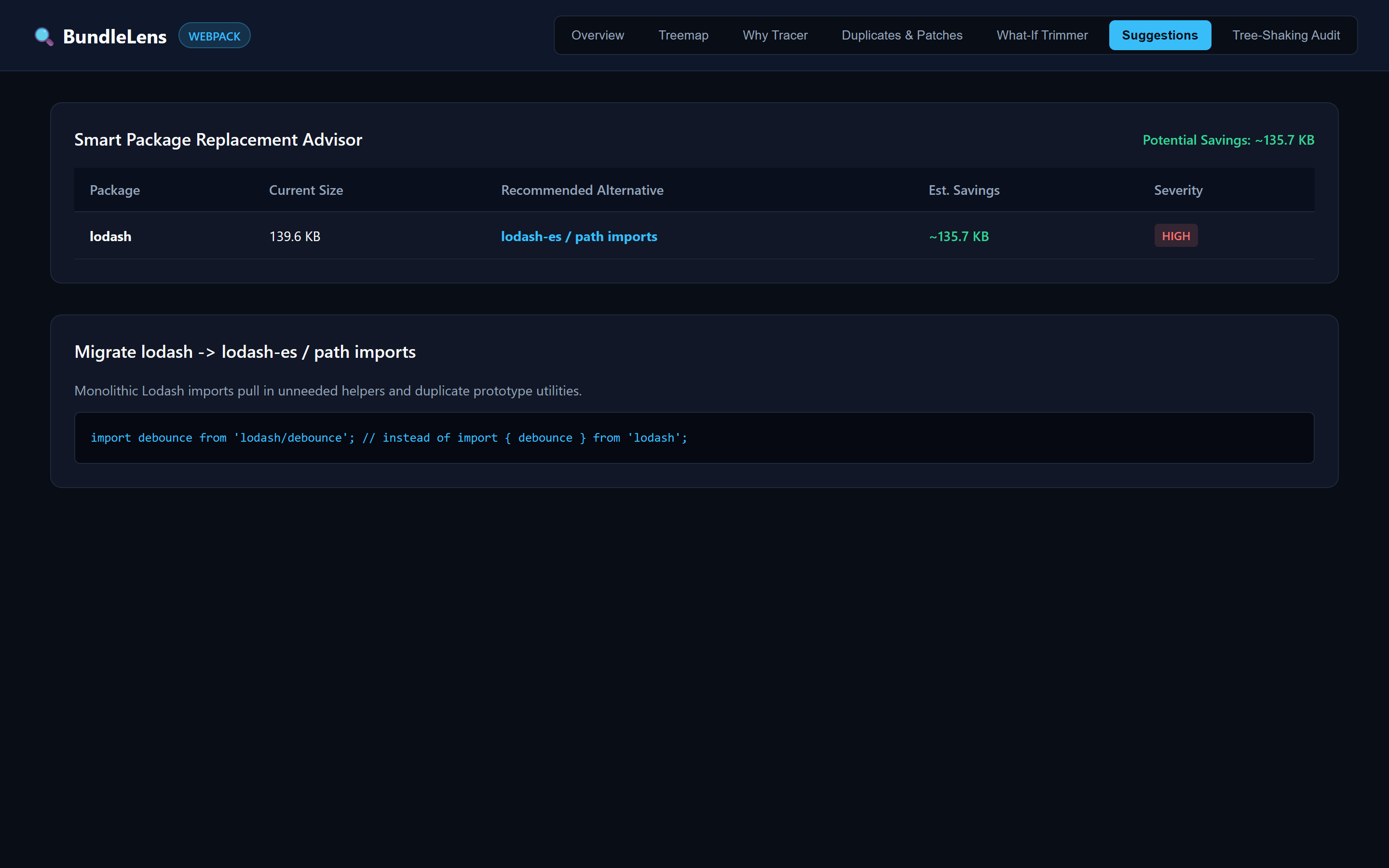 BundleLens Screenshot Preview 6