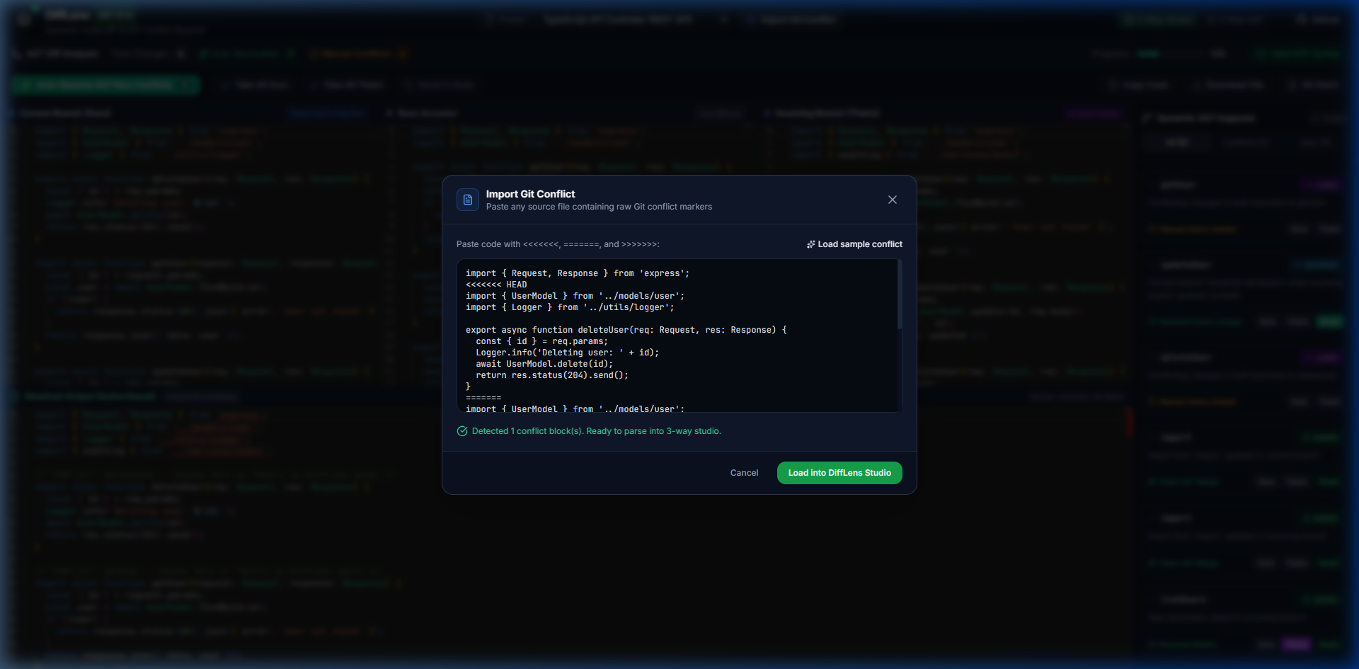 DiffLens Screenshot Preview 3