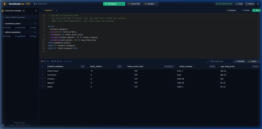DuckStudio Web Screenshot Preview 1