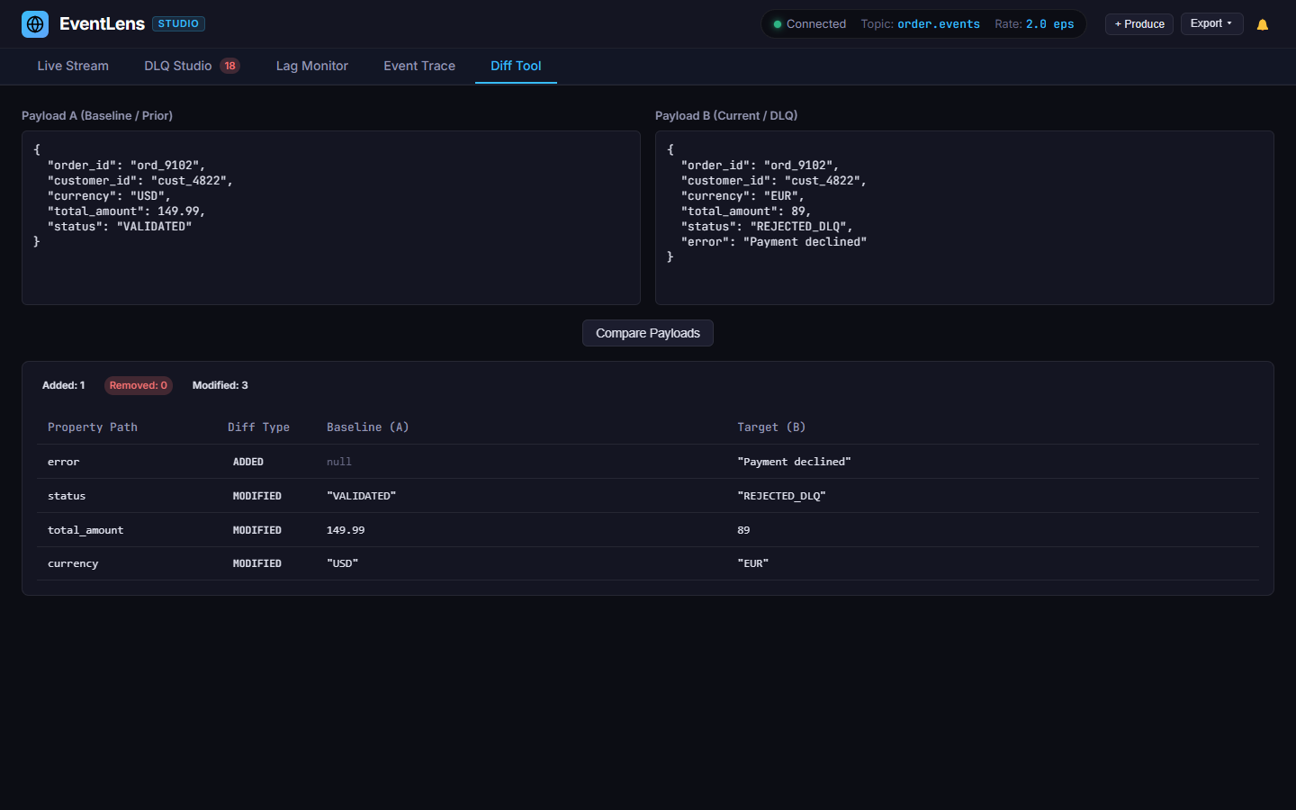 EventLens Screenshot Preview 1