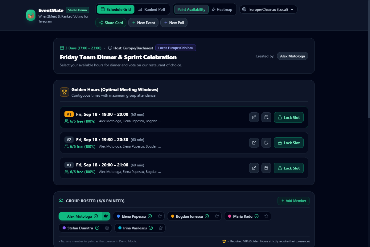 EventMate Screenshot Preview 1