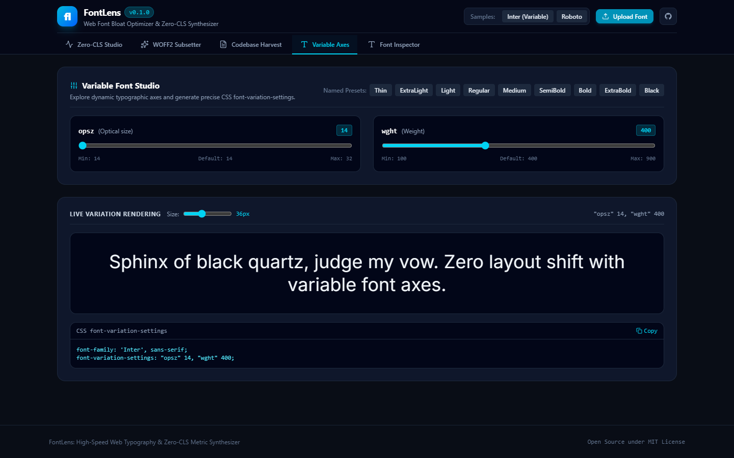 FontLens Screenshot Preview 6