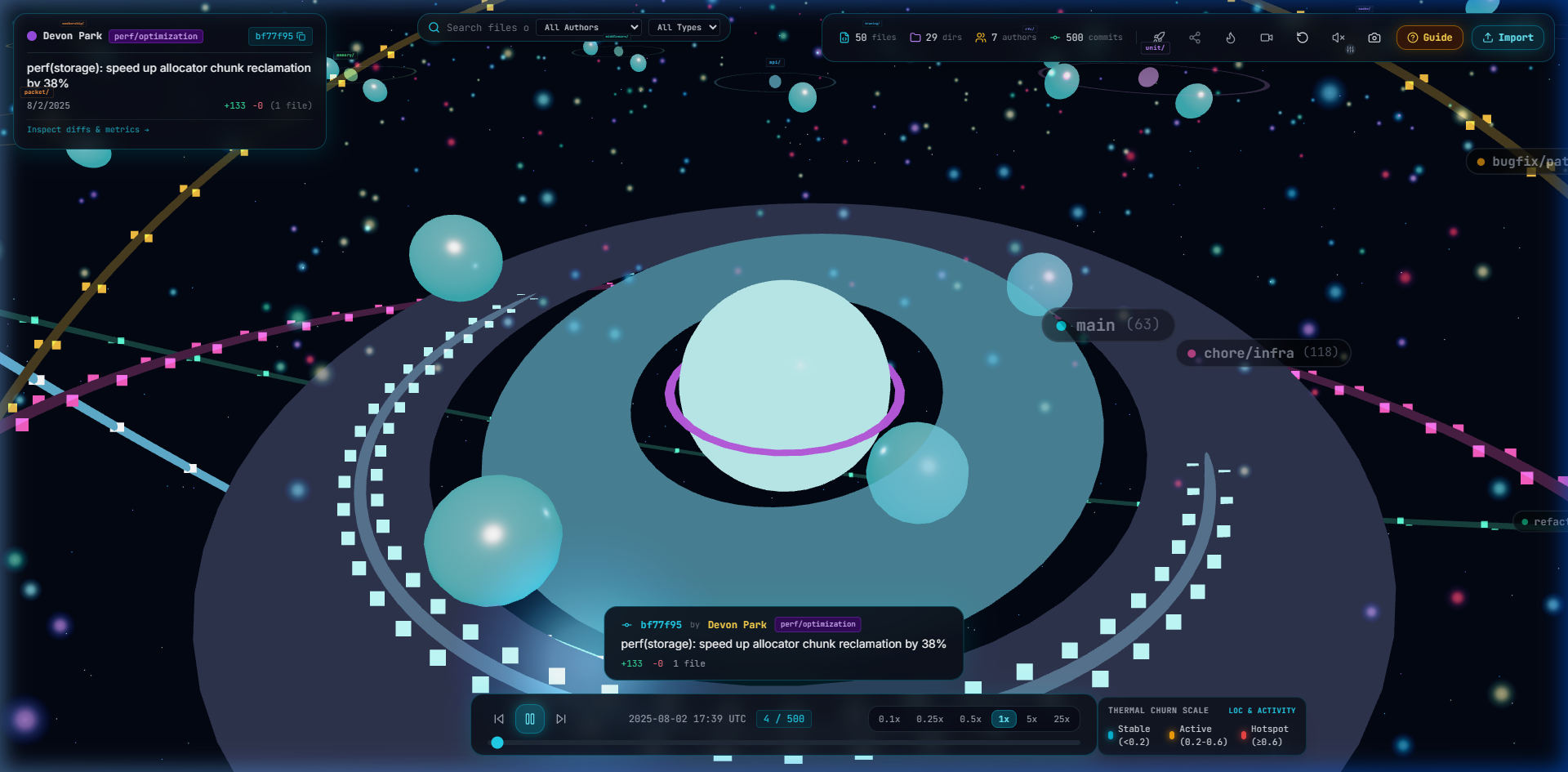 GitGalaxy Screenshot Preview 2