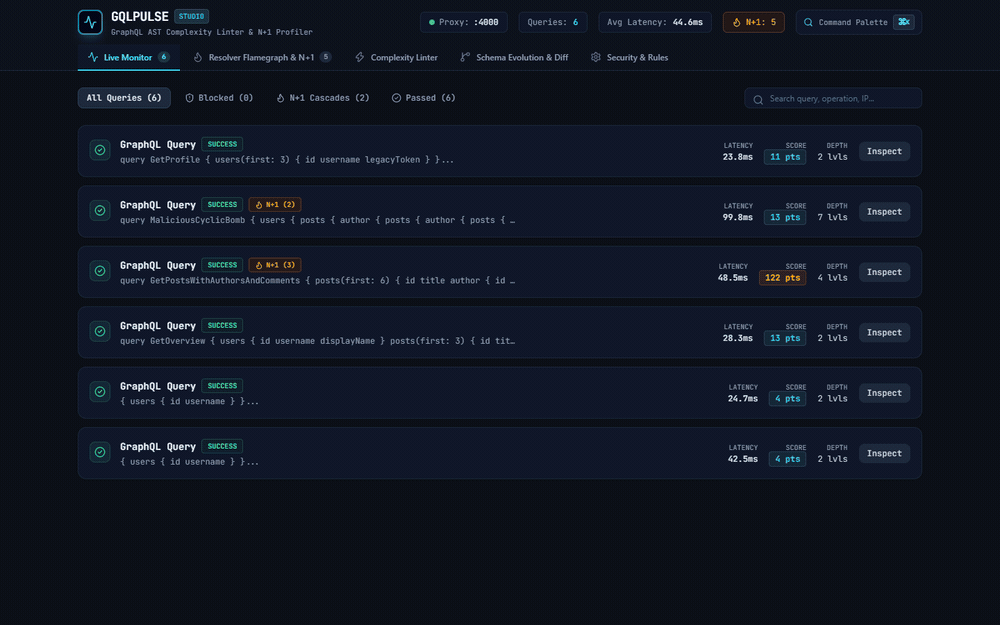 GQLPulse Screenshot Preview 1