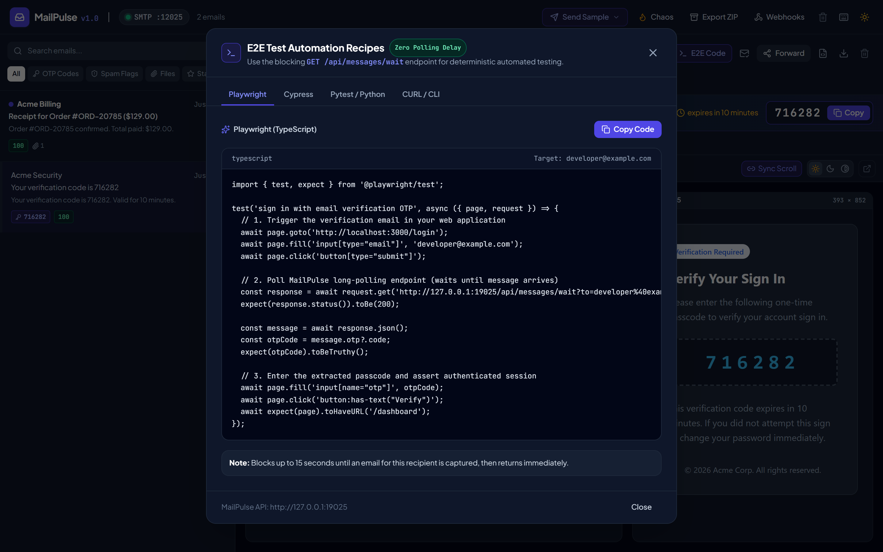 MailPulse Screenshot Preview 4