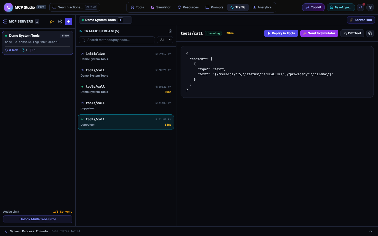 MCP Studio Screenshot Preview 3