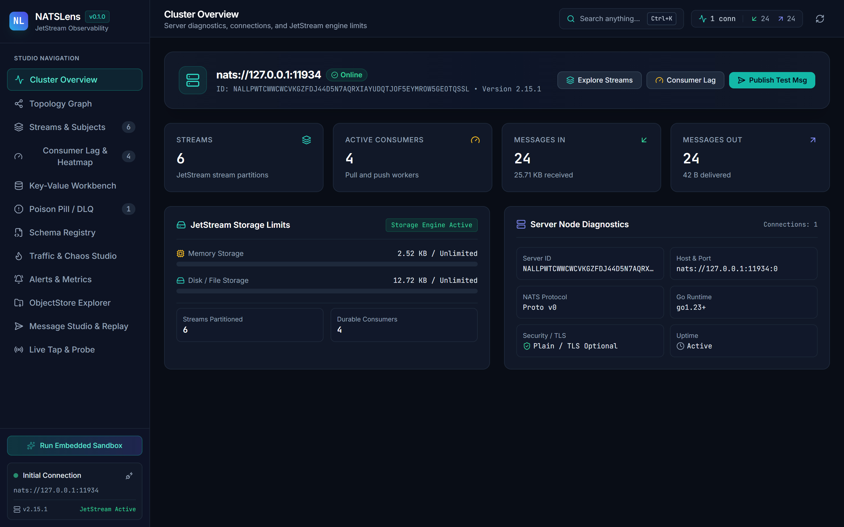 NATSLens Screenshot Preview 2