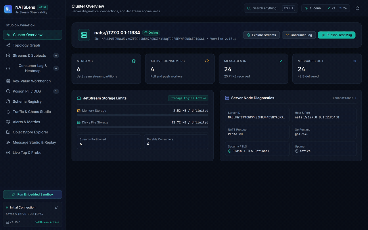 NATSLens Screenshot Preview 1