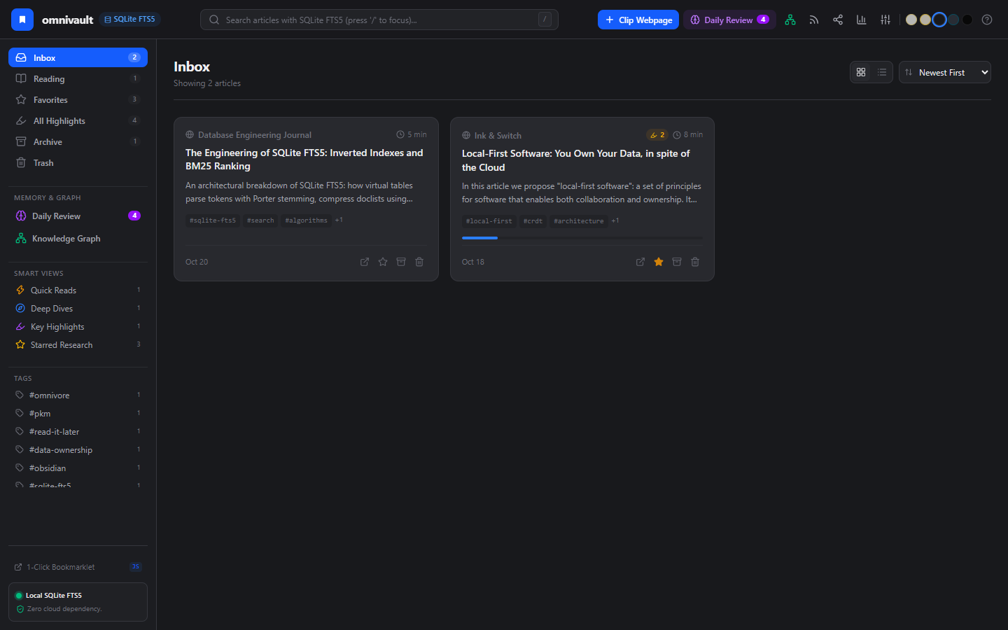 Omnivault Screenshot Preview 2