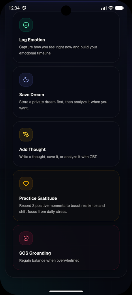 Oneira: Journal & Self-Growth Screenshot Preview 2