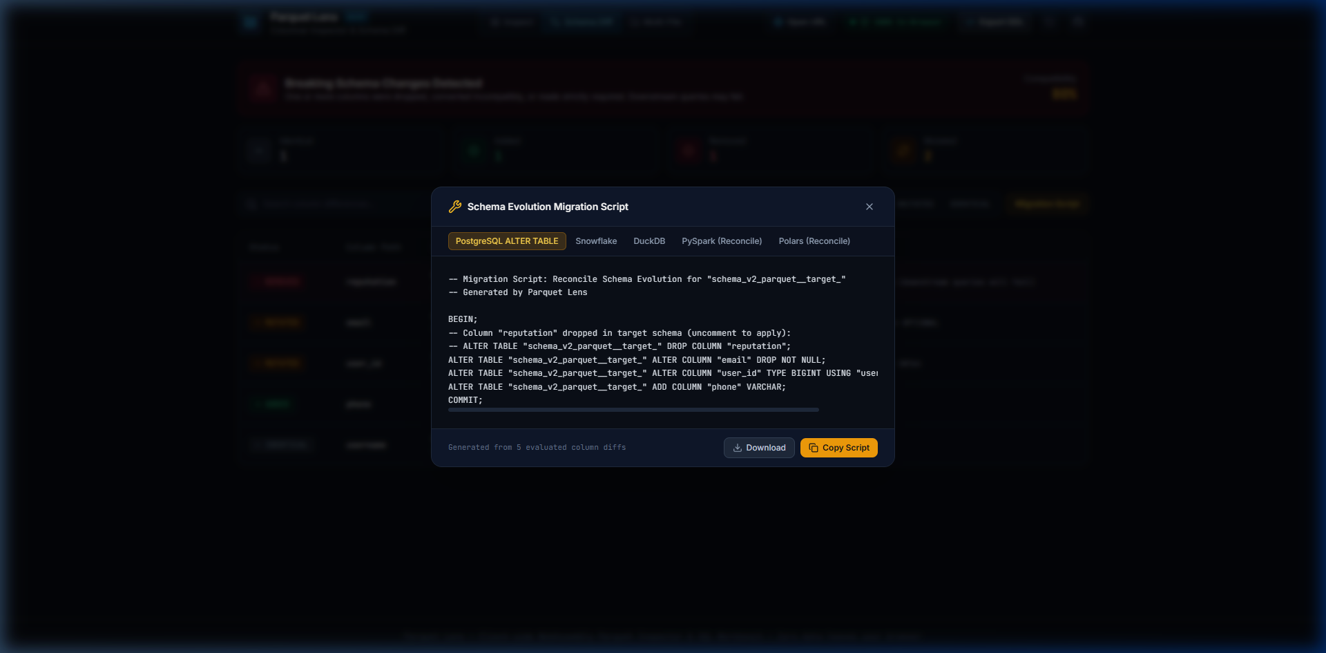 Parquet Lens Screenshot Preview 5