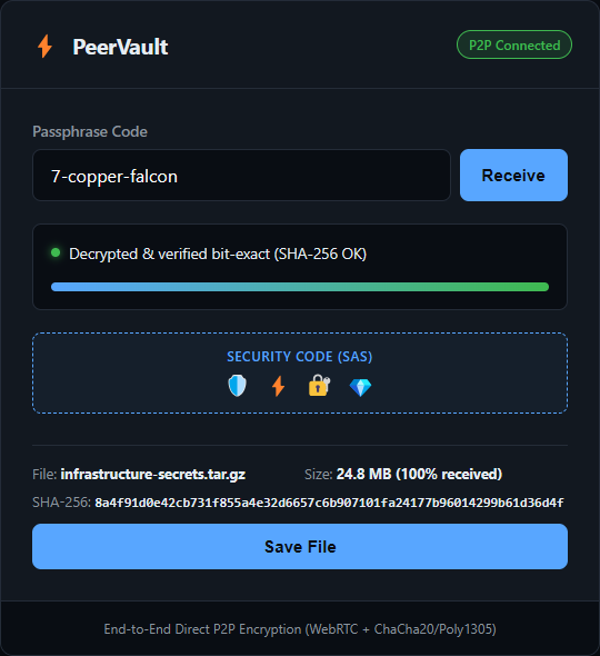 PeerVault Screenshot Preview 2