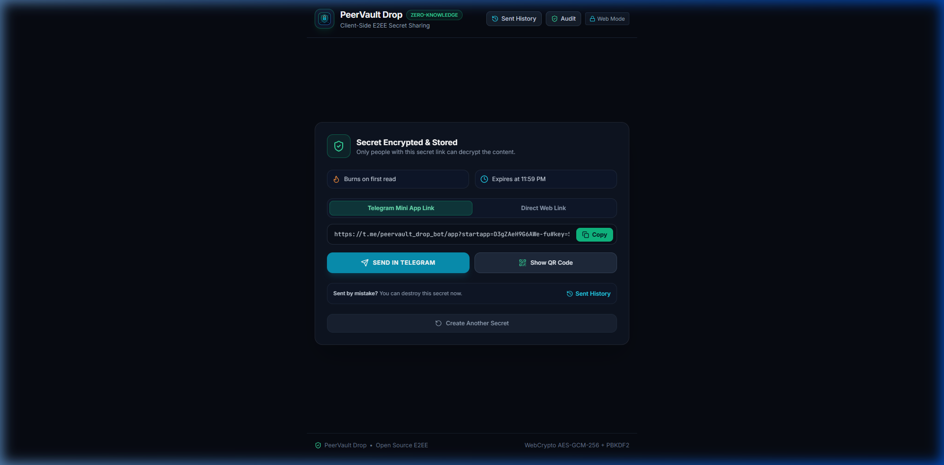 PeerVault Drop Screenshot Preview 4
