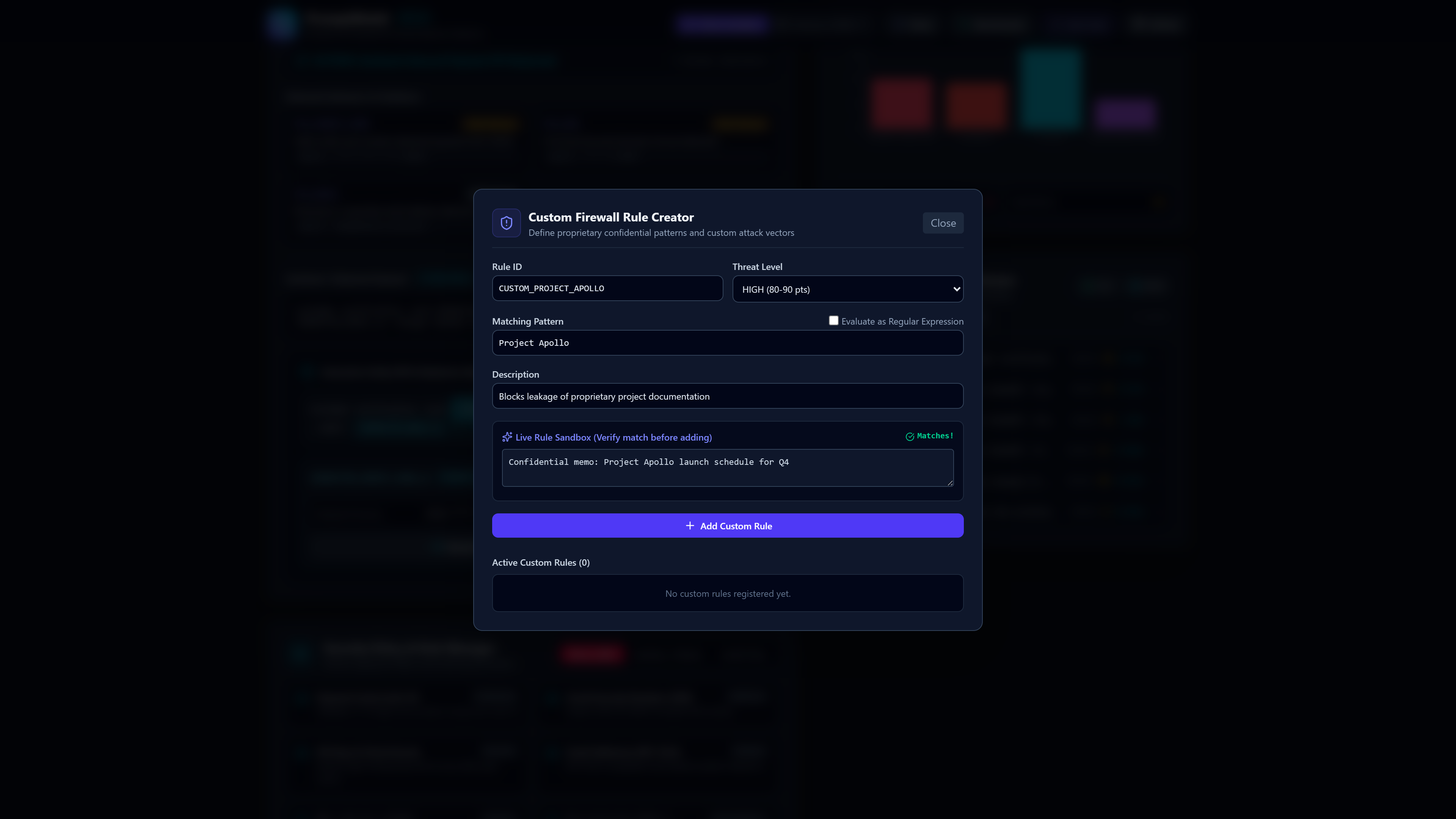 PromptShield Screenshot Preview 4