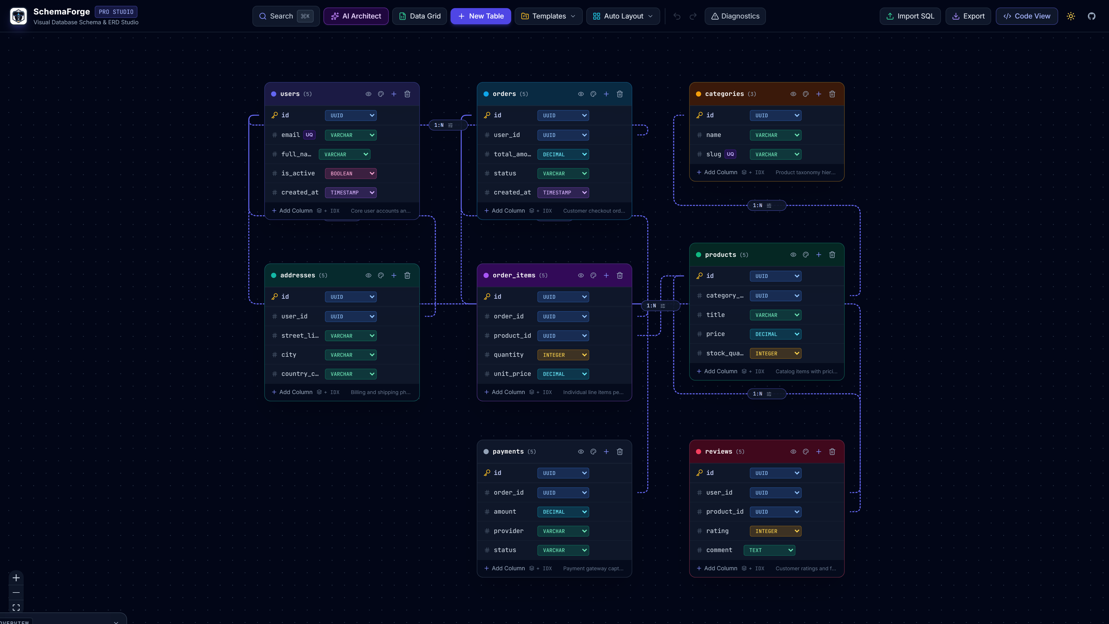SchemaForge Screenshot Preview 2