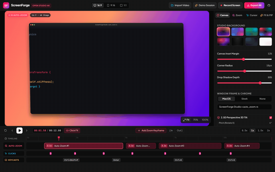 ScreenForge Screenshot Preview 1