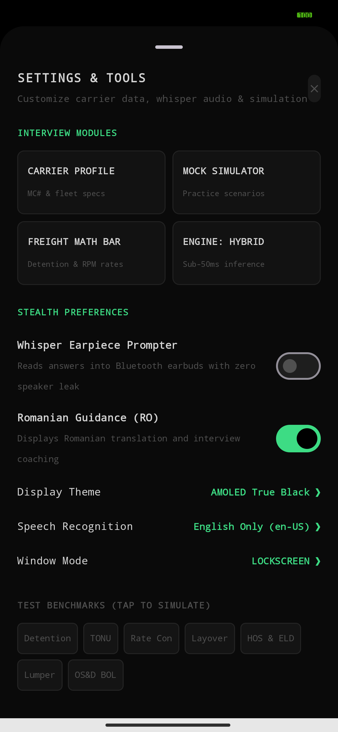 Stealth Voice Copilot Screenshot Preview 3