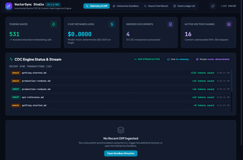 VectorSync Screenshot Preview 1