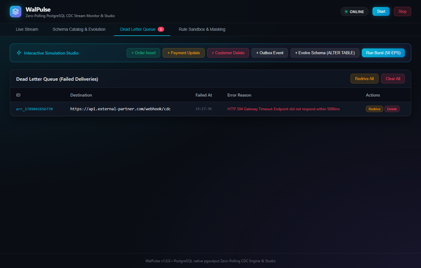 WalPulse Screenshot Preview 1