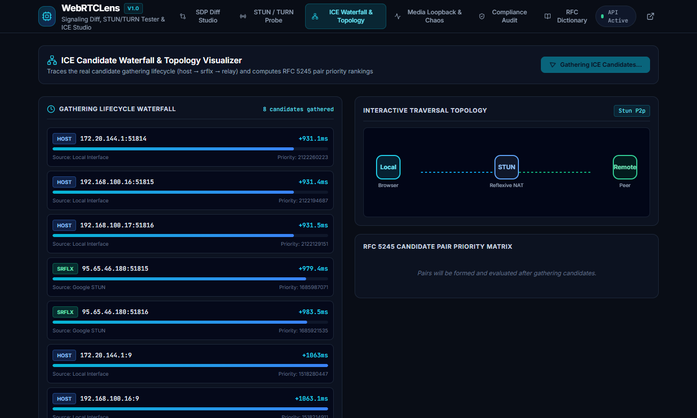 WebRTCLens Screenshot Preview 5